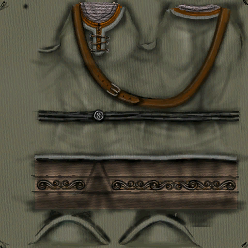 Pc esquelio hombre arquero torso