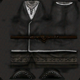 Pc elfo oscuro hombre guerrero torso