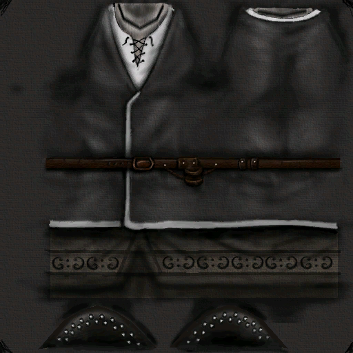 Pc elfo oscuro hombre guerrero torso