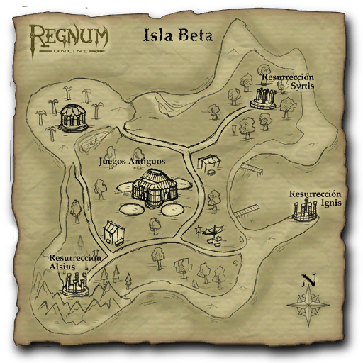 Mapa isla beta