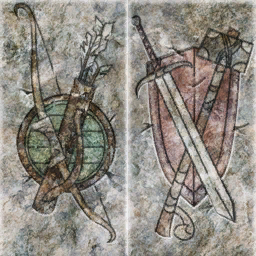 Cartel piedra espada