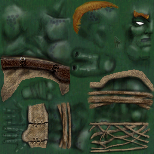 Npc troll verde mediano