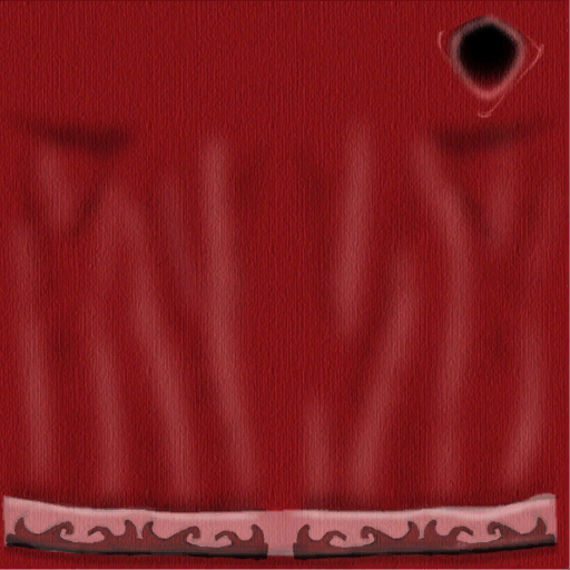Tunica roja mangas