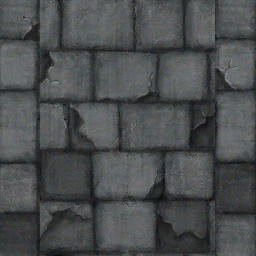 Ruina oscura piso roto