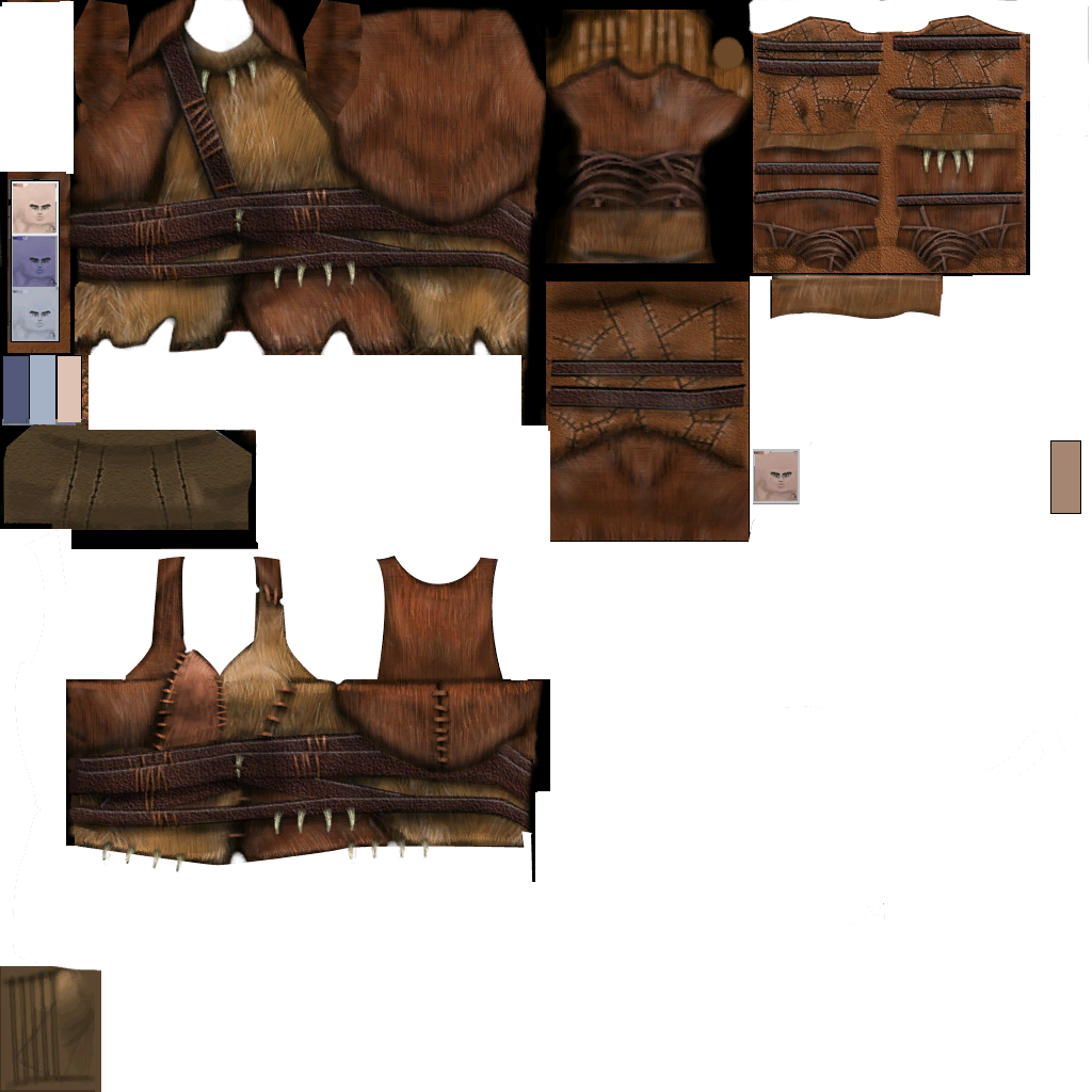 Armadura piel torso