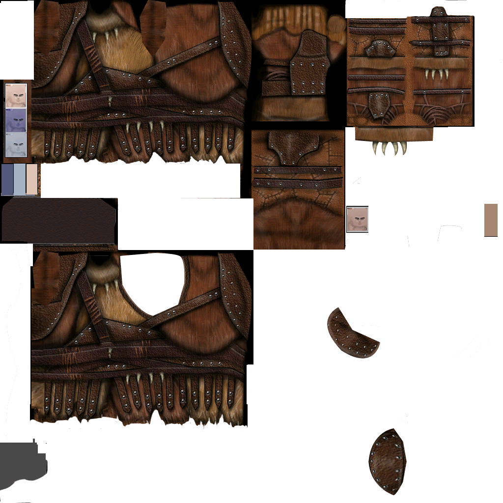 Piel compuesta torso
