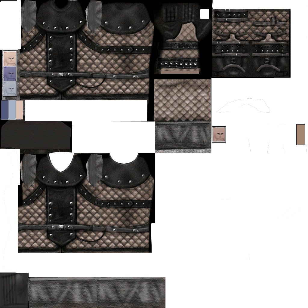 Tela reforzada torso