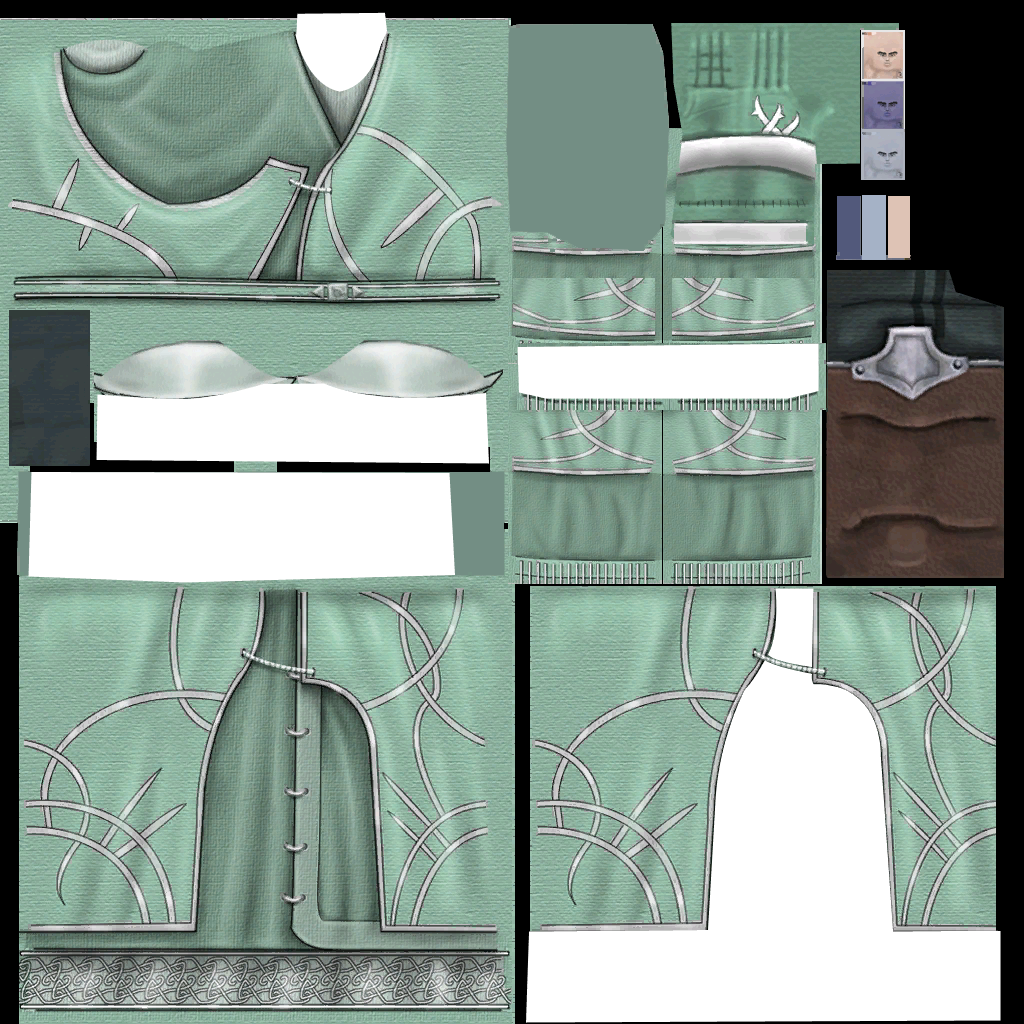 Tunica bordada torso