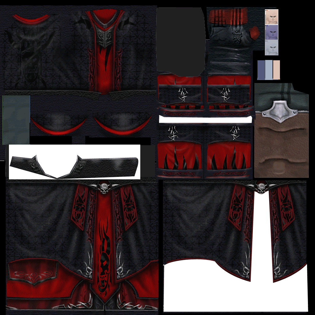 Tunica arch negro torso
