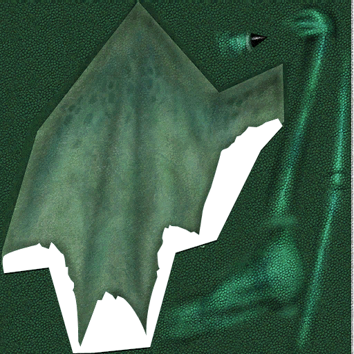 Dragon verde alas
