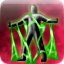 Icon power sticky touch