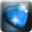 Icon monster drop Dragon heart blue