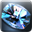 Icon monster drop Dragon gem blue