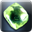 Icon monster drop Dragon gem green