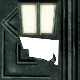 Generales farol exterior encendido