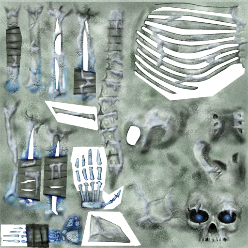 Frozen skeleton