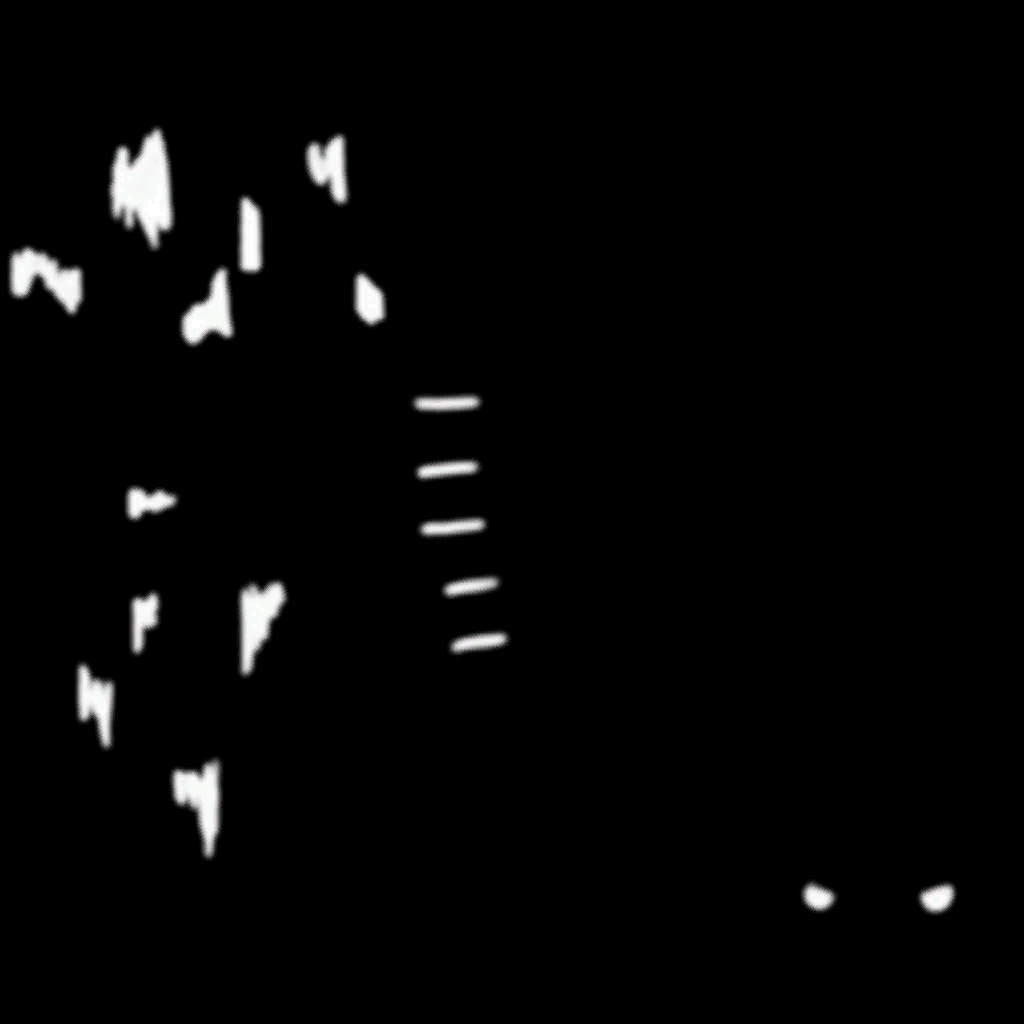 Skeleton quemado iluminatio