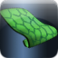 Icon monster drop skin snake green
