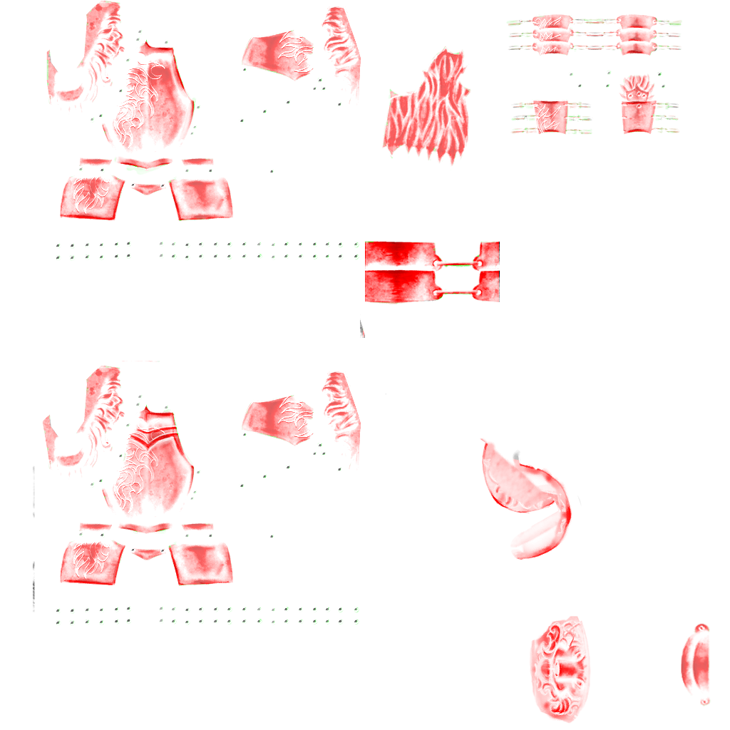 Cuero compuesto torso mask