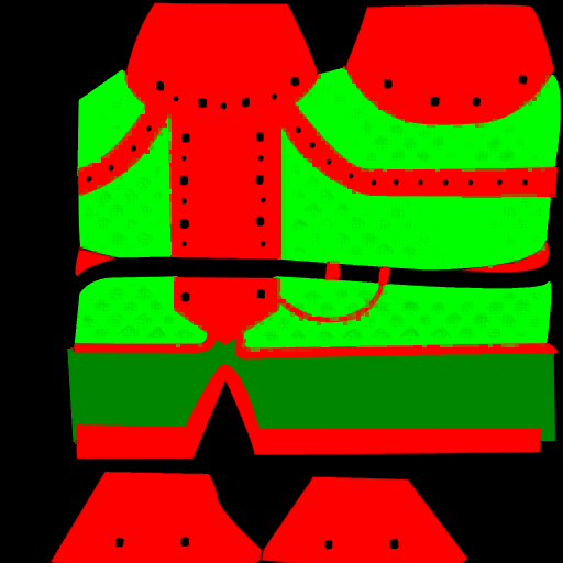 Acolchada reforzada torso mask