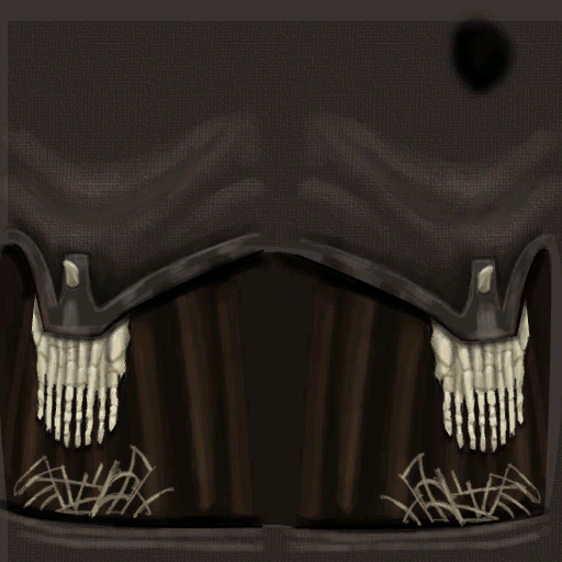 Tunica calavera brazos