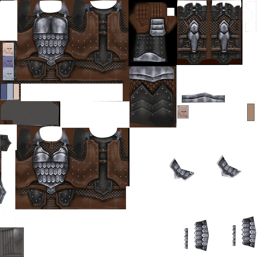 Brigantina compuesta torso