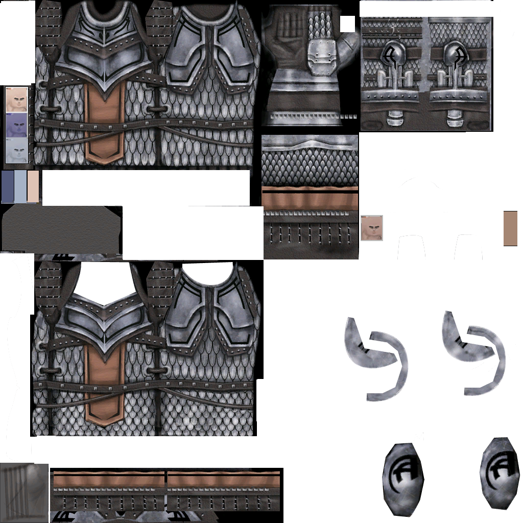 Escamas compuesta torso