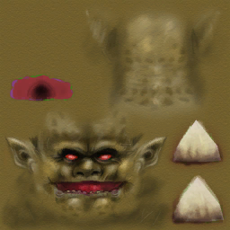 Orco desierto cabeza