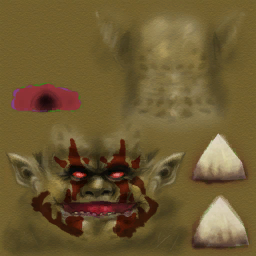 Orco desierto guerrero elite cabeza