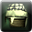 Icon item Dragon green scale helmet
