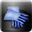Icon item Gloves 2 blue