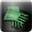 Icon item Gloves 2 green