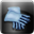 Icon item Gloves 2 l blue