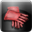 Icon item Gloves 2 red