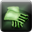 Icon item Dragon green gloves dark