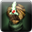 Icon item Dragon green hat