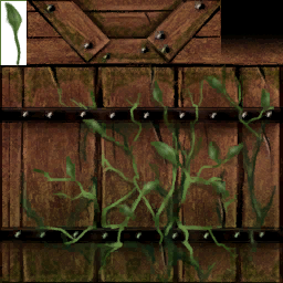 Props tesoros barril verde