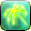 Icon premium fireworks green