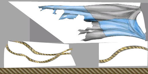 Puesto abandonado bandera