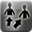 Icon pet command assist grey
