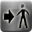 Icon pet command attack grey