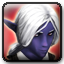Icon dark elf female ignis over