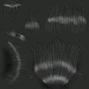 Pelo elfa oscura mujer 4 sp