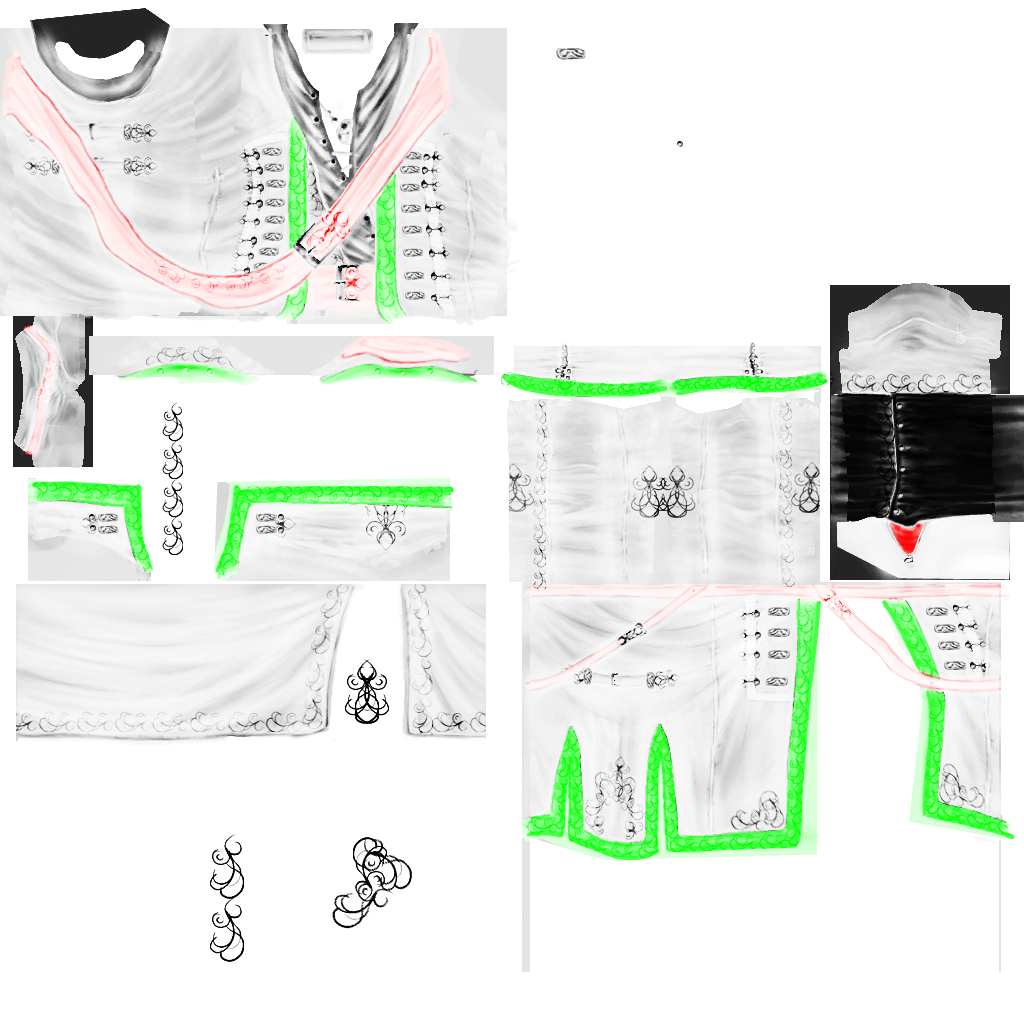 Pc tunic pirate mask
