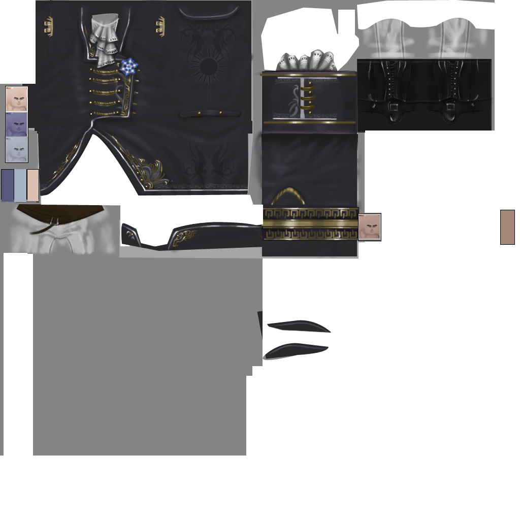 Pc cloth aristocrat warrior male