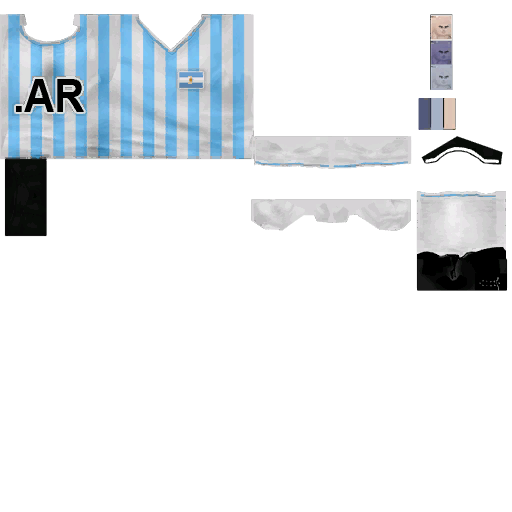 Pc cloth soccer mage argentina