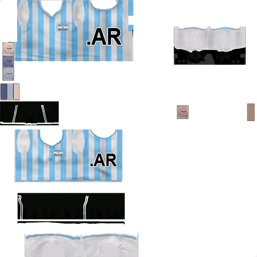 Pc cloth soccer warrior argentina