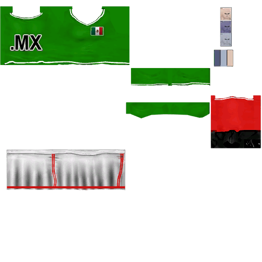 Pc cloth soccer mage f mexico