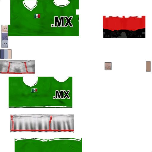 Pc cloth soccer warrior mexico