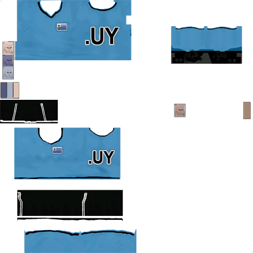 Pc cloth soccer warrior uruguay